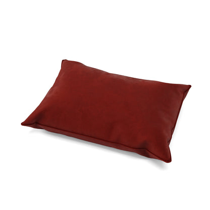 Luxury Velvet Look Mahogany Personalized Pillow Style Dog Bed