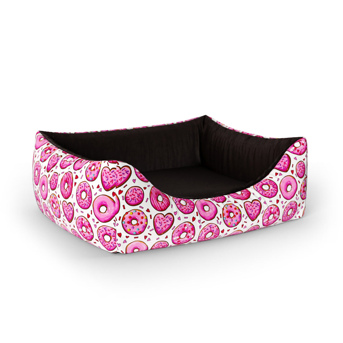 Crazy Donut Cernat Personalisiertes Lounge-Hundebett mit Eingang