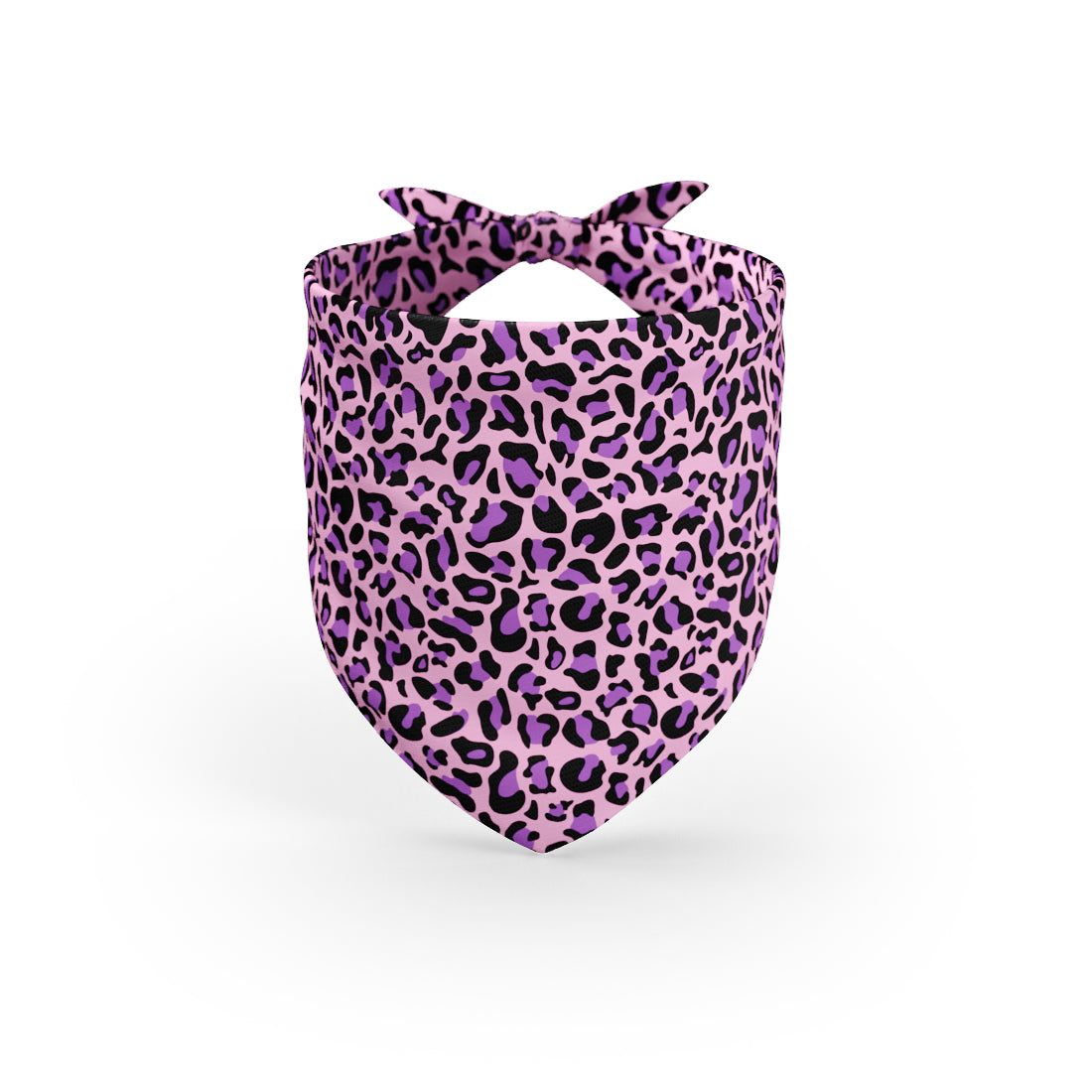 Leopard Magenta Personalisiertes Hundemode Bandana