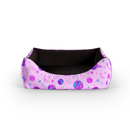 Space Cowboy HotPink Personalisiertes Lounge-Hundebett mit Eingang