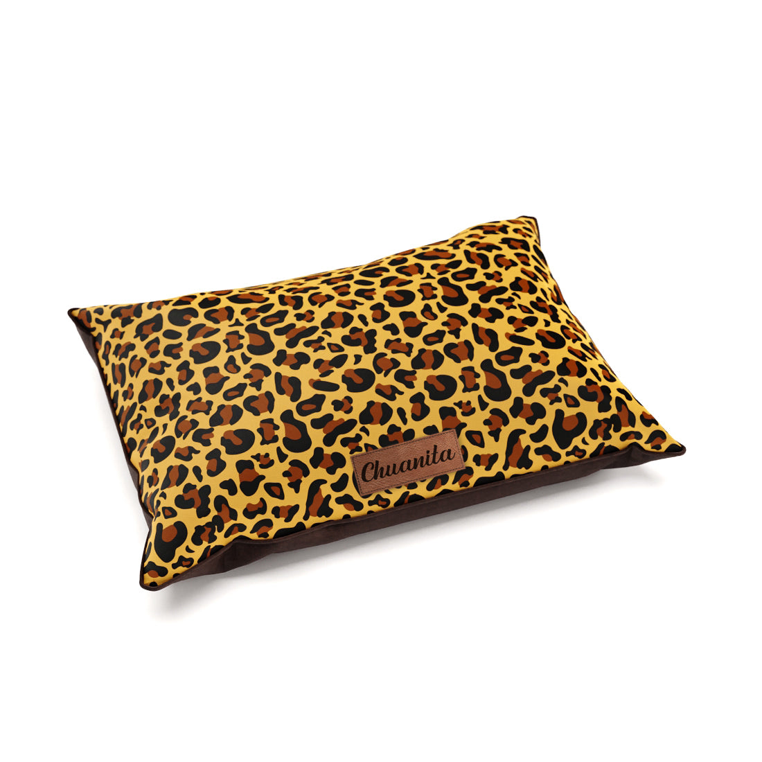 Crazy Leopard Persian Margintas Personalizuotas Vardinis Pagalvės Tipo Šuns Guolis