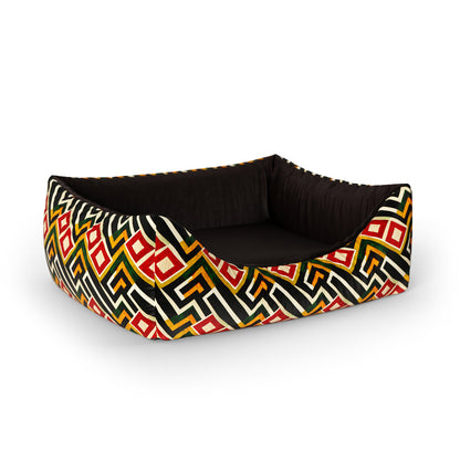 African Portland Personalized Lounge Dog Bed With Entrance