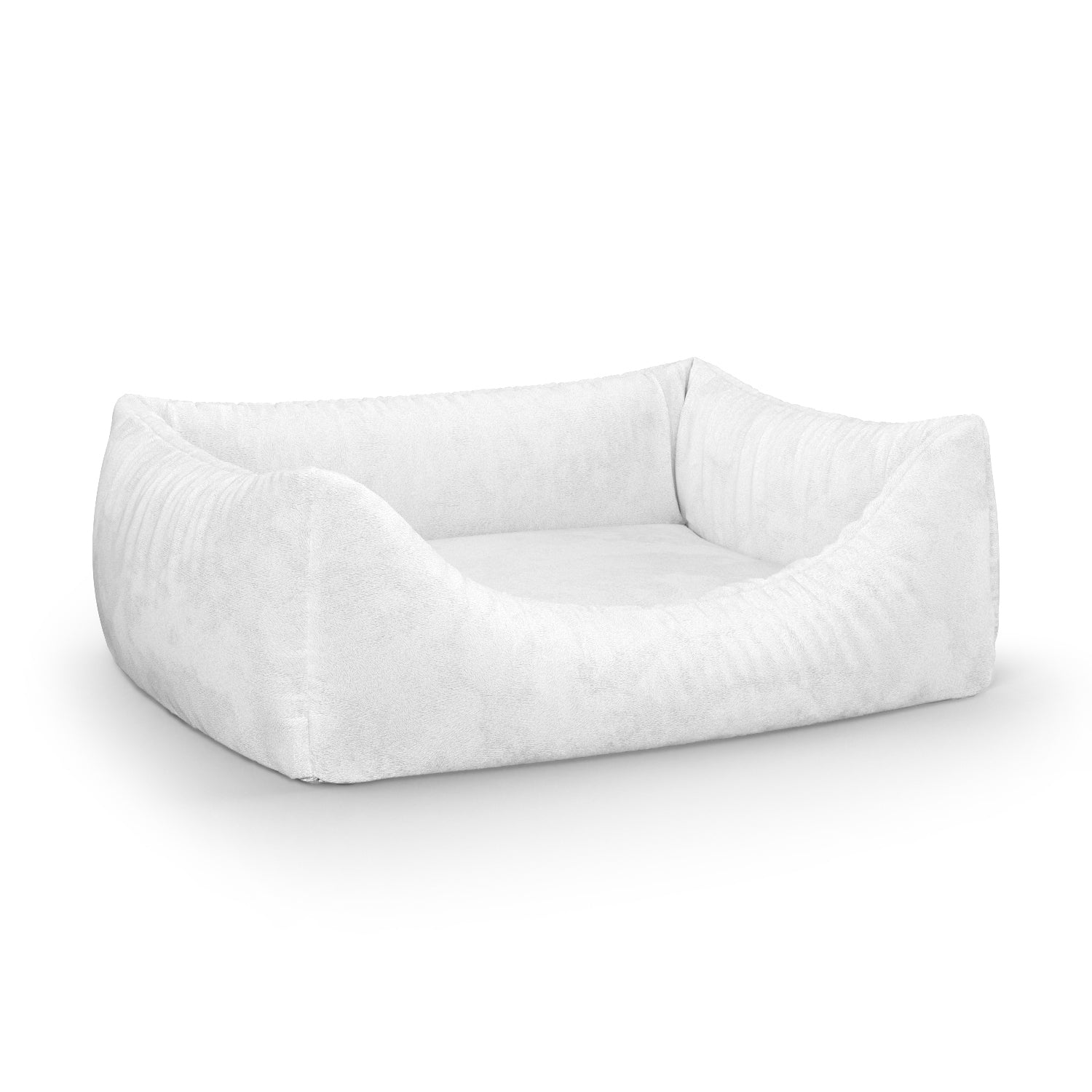 Luxury Velvet Look Issabeline Personalized Lounge Dog Bed With Entrance