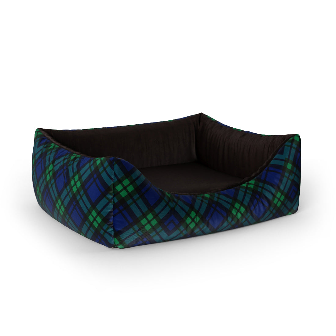 Color Buffalo Resolut Personalized Lounge Dog Bed With Entrance