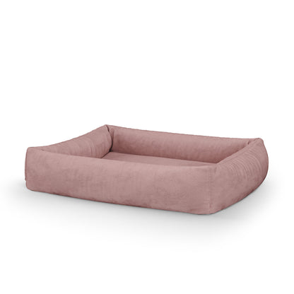 Luxury Velvet Look Indian Personalized Lounge Dog Bed With Sides