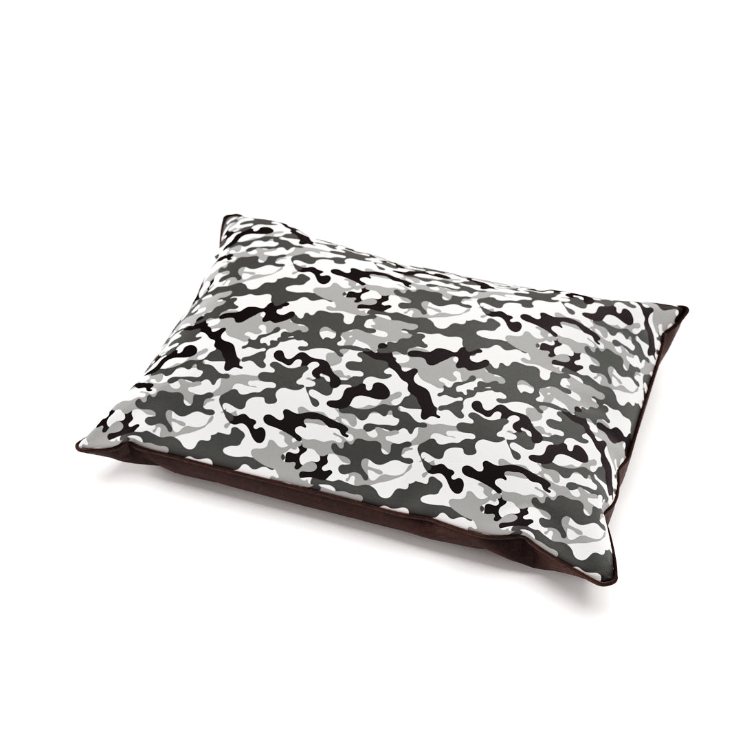 Camoflage Winter Personalized Pillow Style Fashion Dog Bed