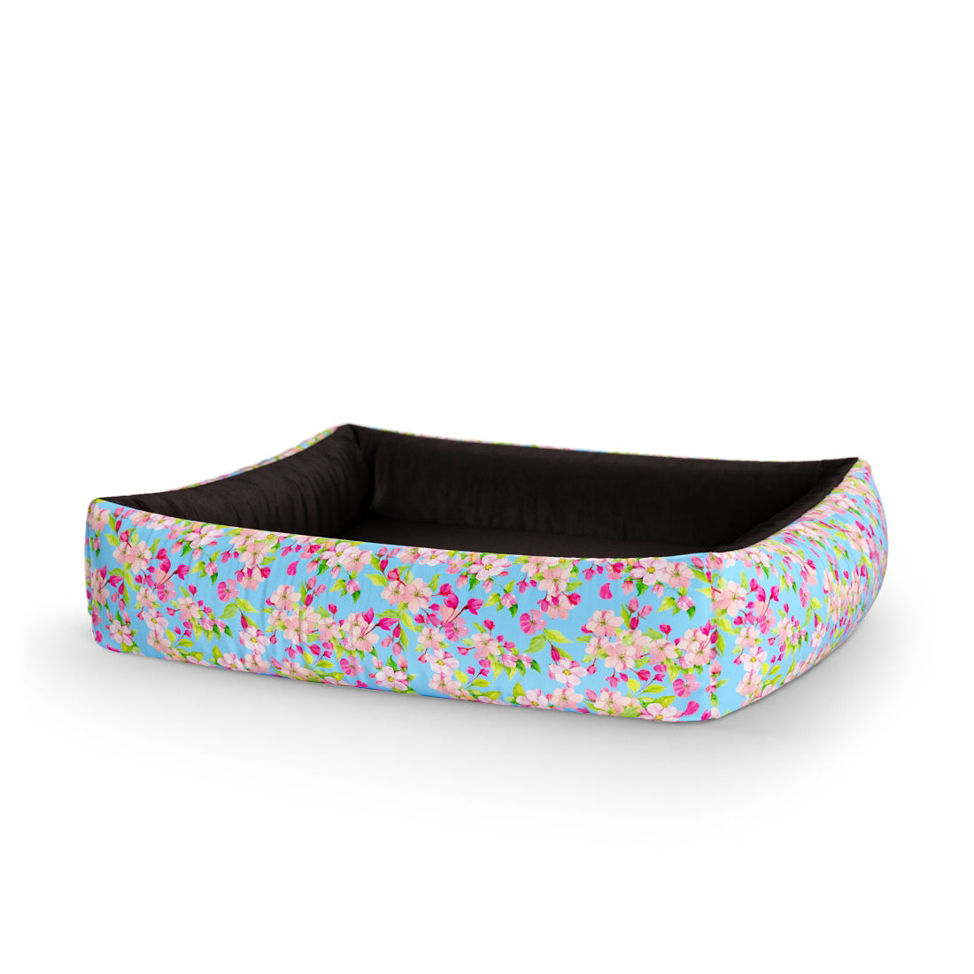 Sakura Uranian Personalized Lounge Dog Bed With Sides