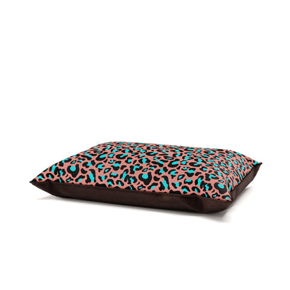 Crazy Leopard Genta Personalized Pillow Style Fashion Dog Bed