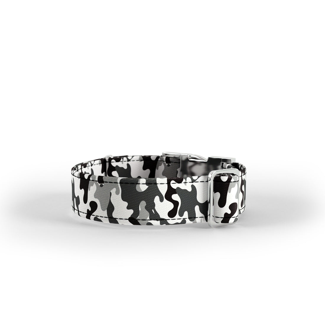 Camoflage Winter Personalized Dog Collar