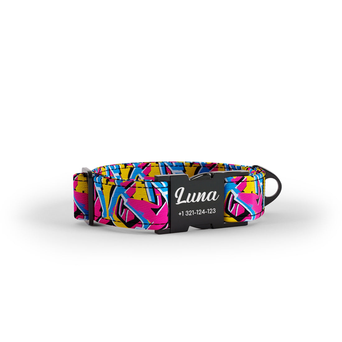 Graffiti Razle Personalized Dog Collar