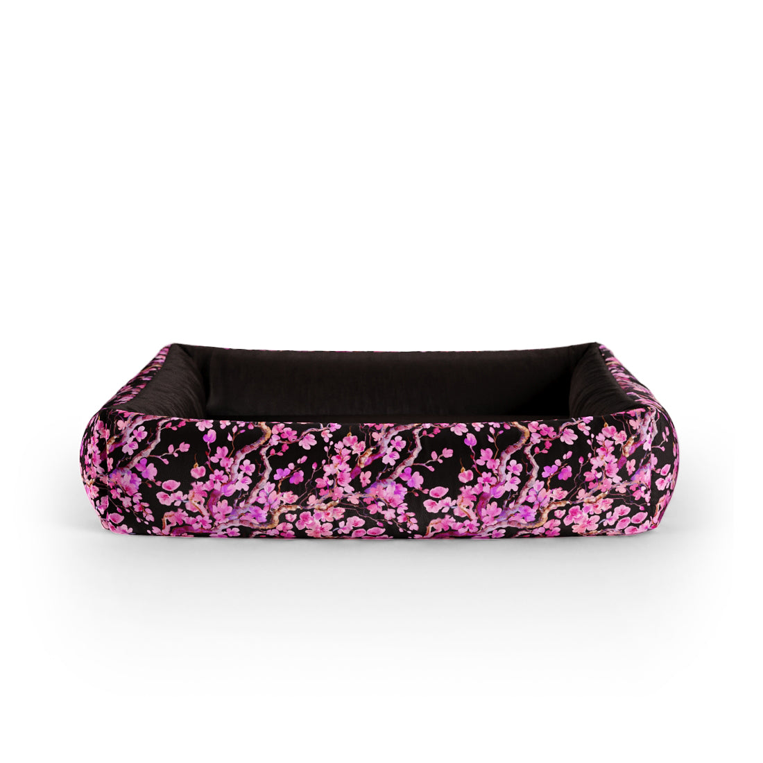 Sakura Tyrian Personalized Lounge Dog Bed With Sides