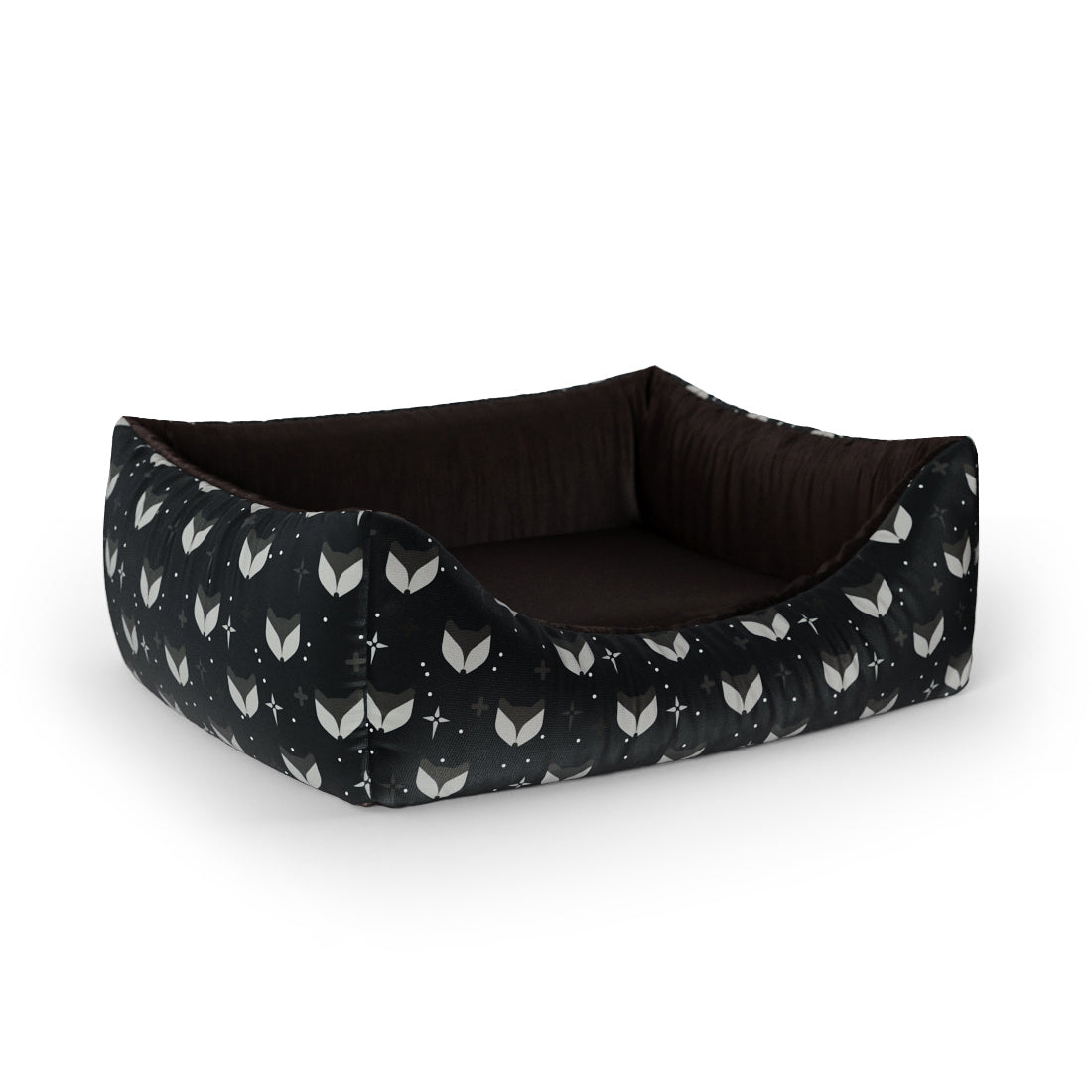 Little Fox Rich Personalized Lounge Dog Bed With Entrance