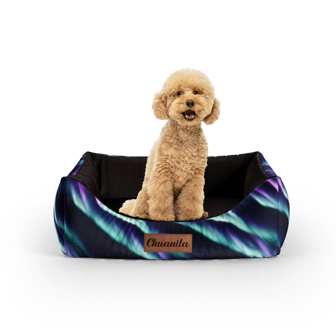 Aurora Shocking Personalized Lounge Dog Bed With Entrance