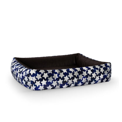 Deep Stars Cosmic Personalisiertes Lounge-Hundebett mit Seiten