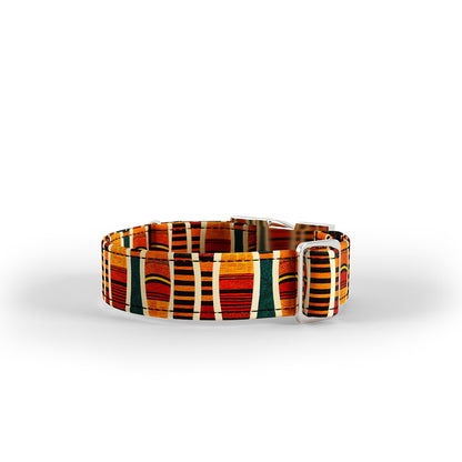 Afrikanisches Neapel personalisiertes Hundehalsband und Leine-Set