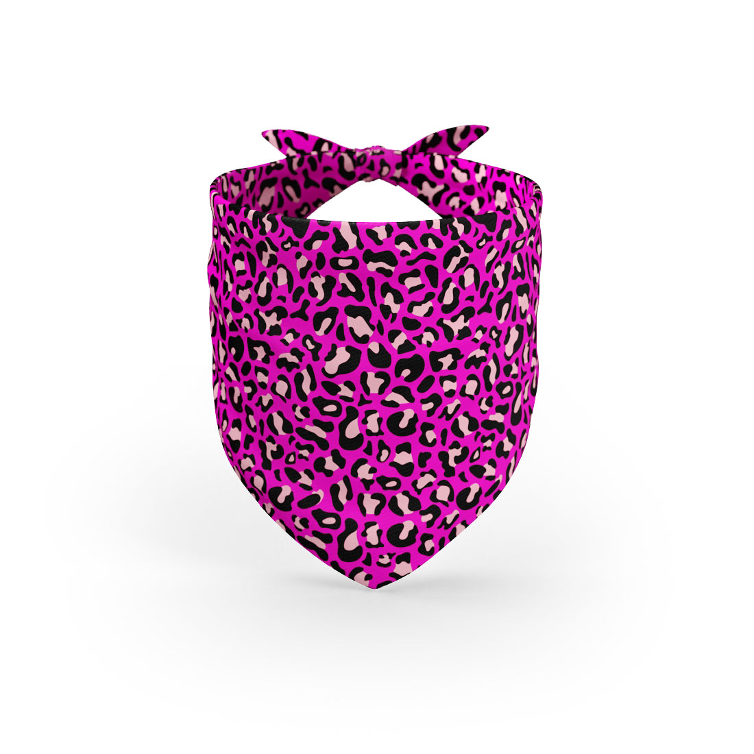 Leopard Rose Personalisiertes Hundemode-Bandana