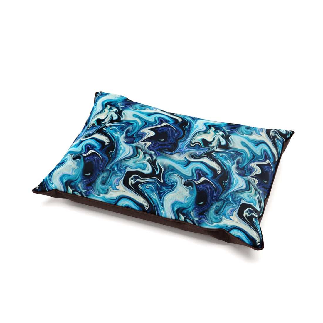 Blue Marble Zaffre Personalized Pillow Style Fashion Dog Bed