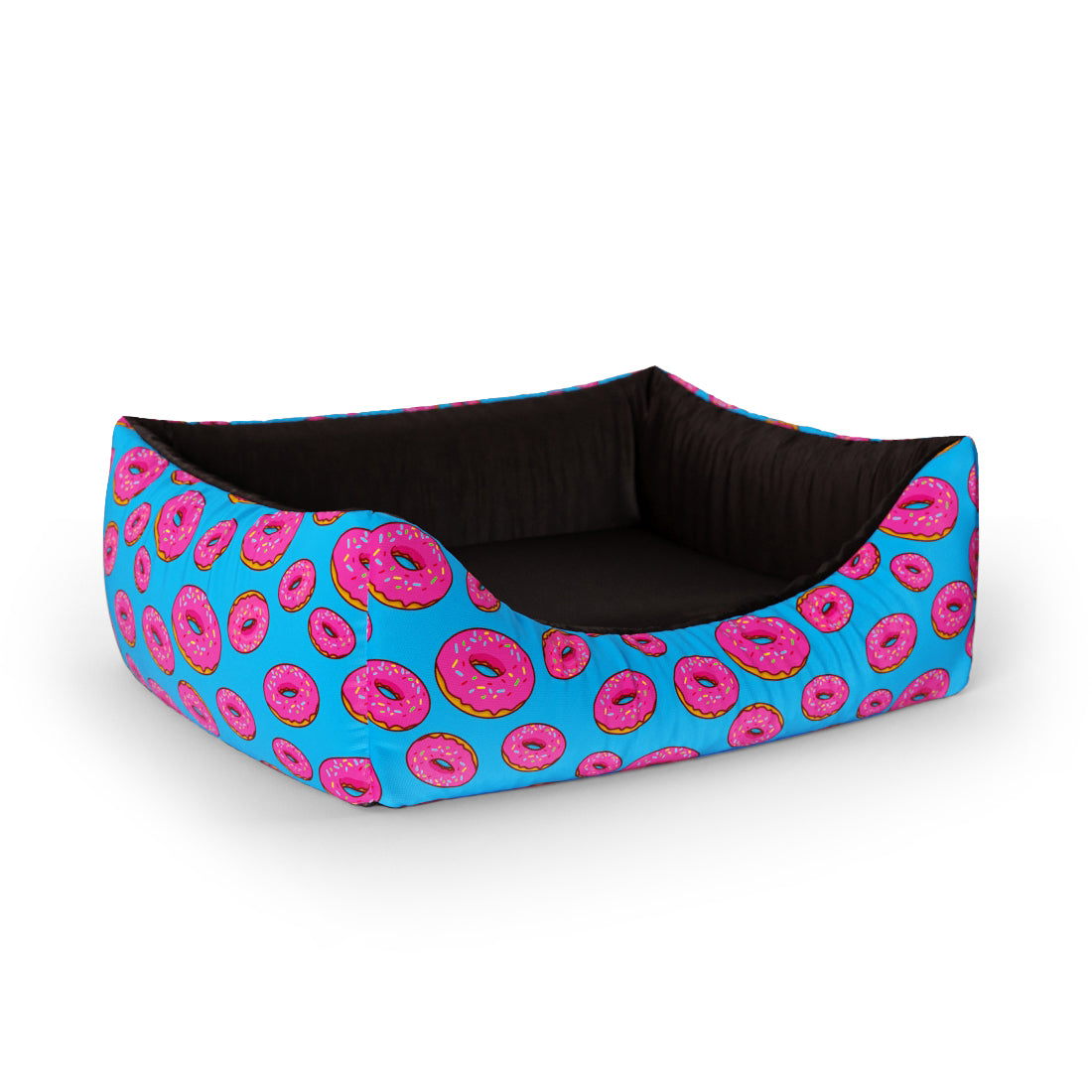 Crazy Donut French Personalized Lounge Dog Bed With Entrance