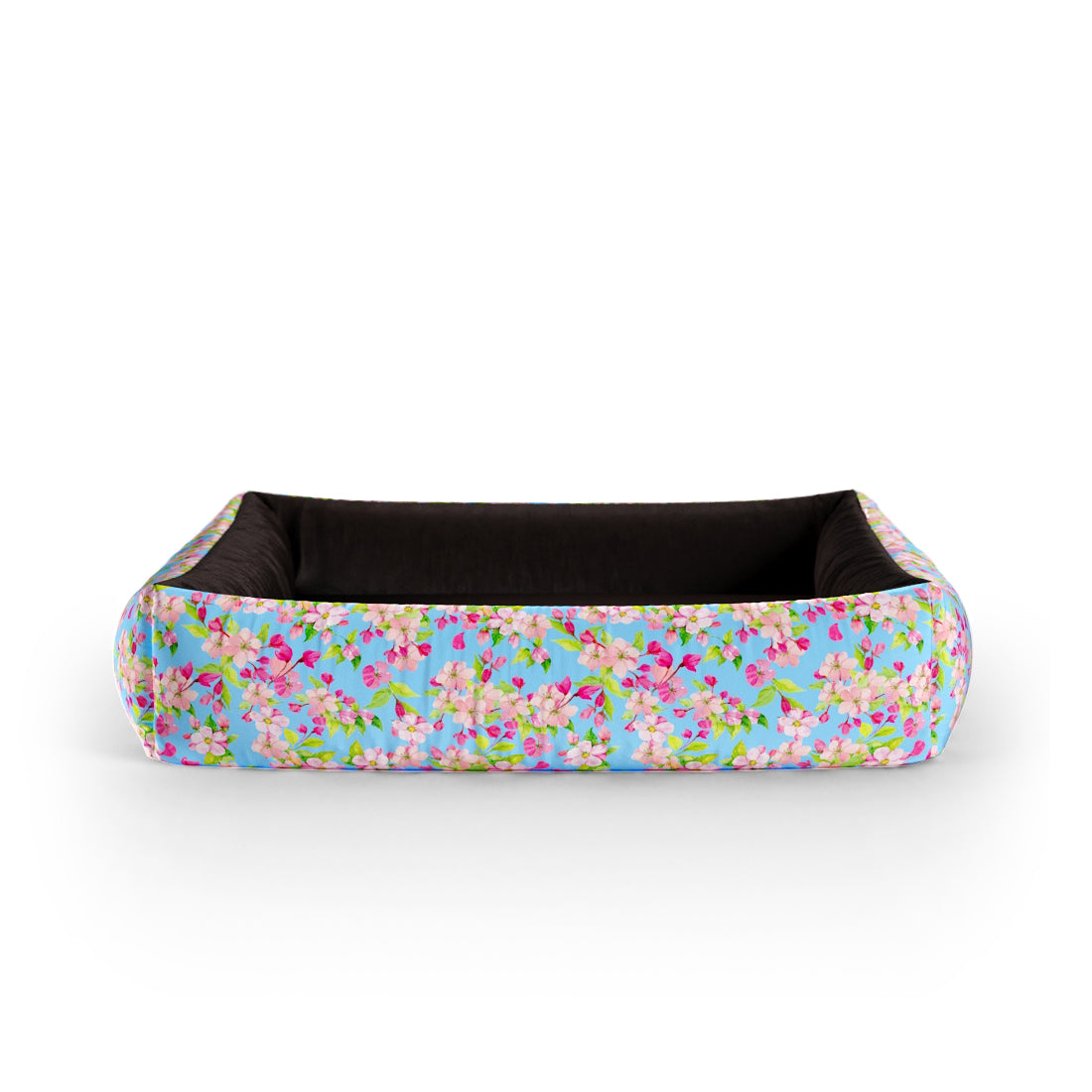 Sakura Uranian Personalized Lounge Dog Bed With Sides