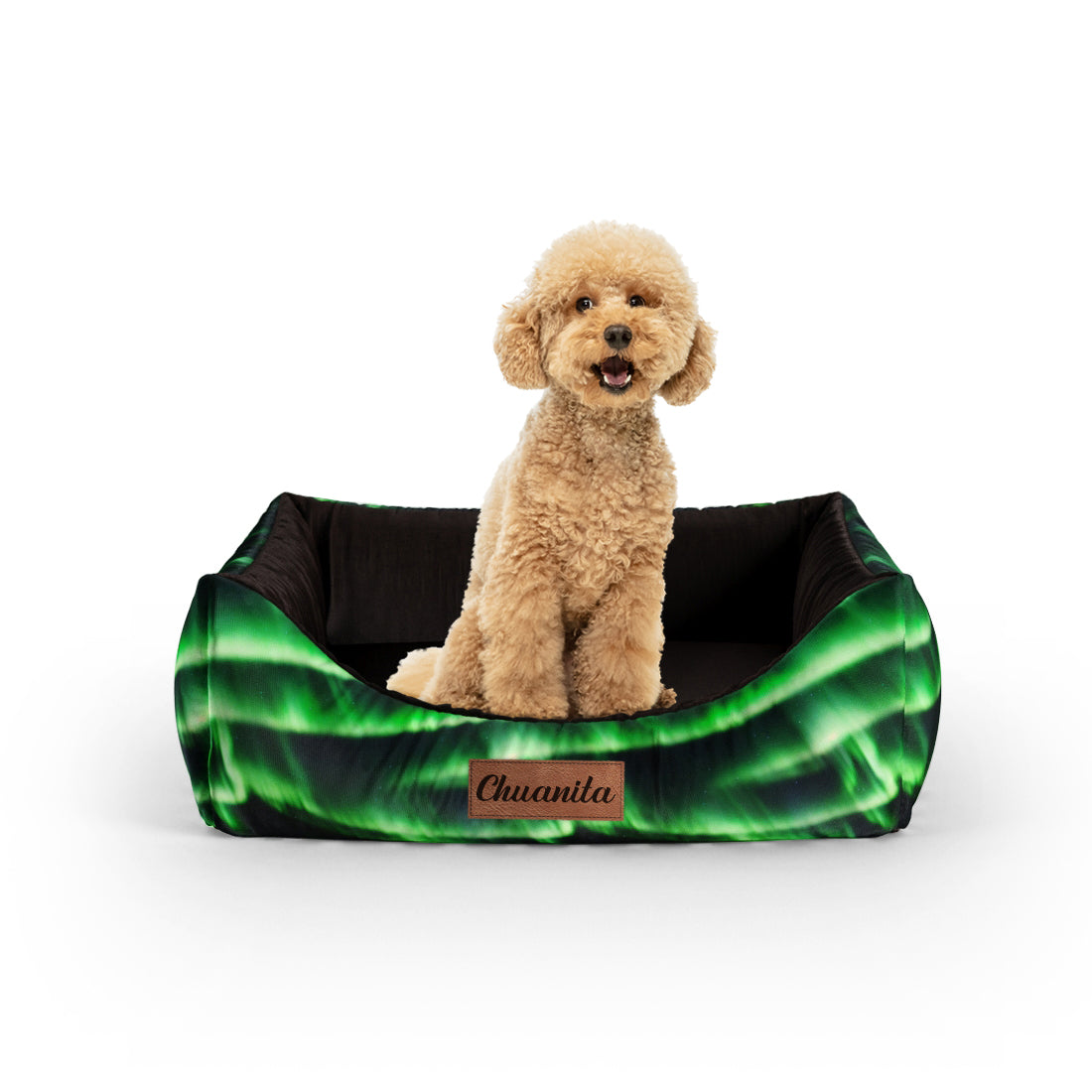 Aurora Paris Personalized Lounge Dog Bed With Entrance