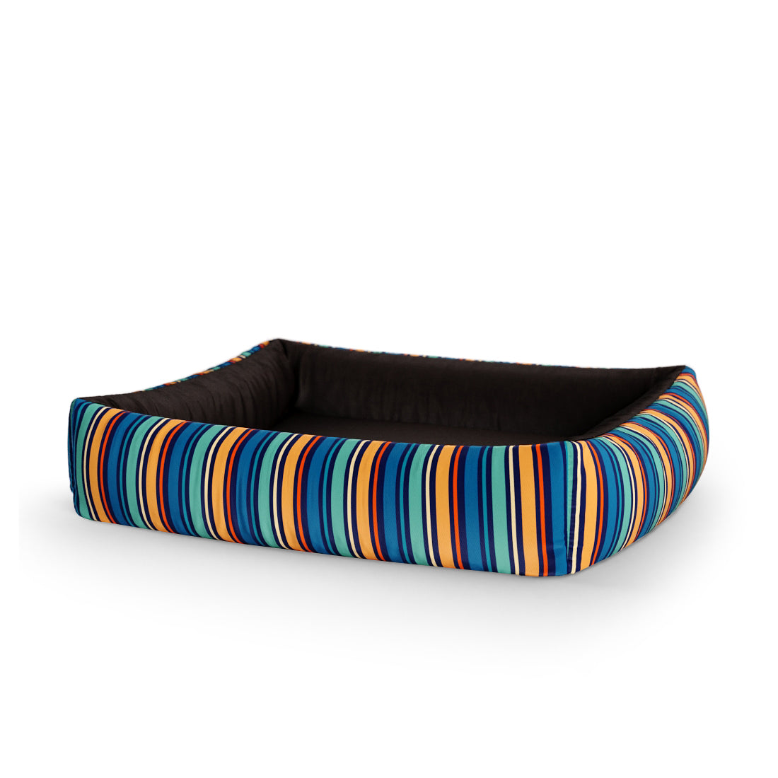 Boho Style Duke Personalized Lounge Dog Bed With Sides