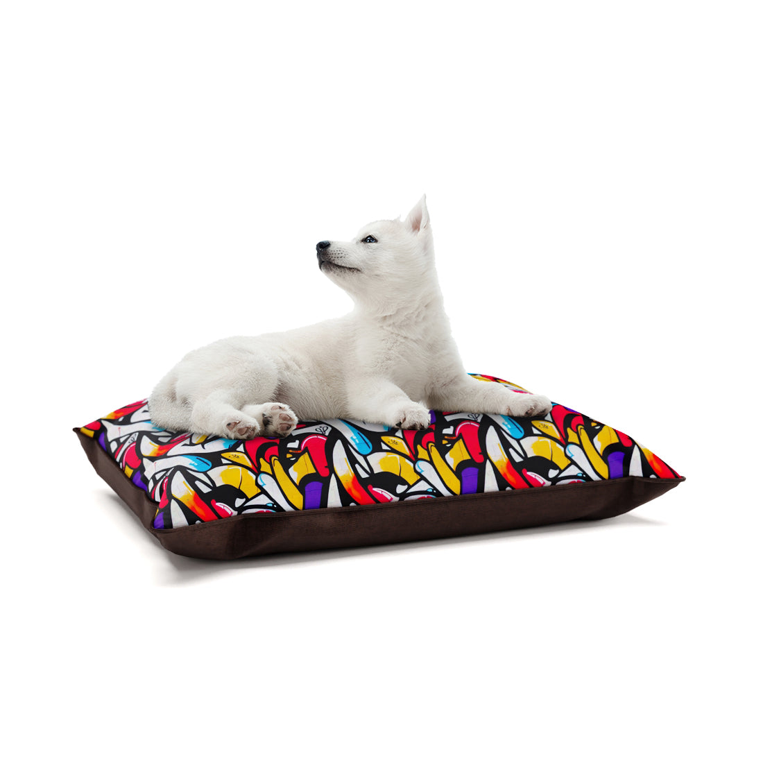 Graffiti Linen Personalized Pillow Style Fashion Dog Bed