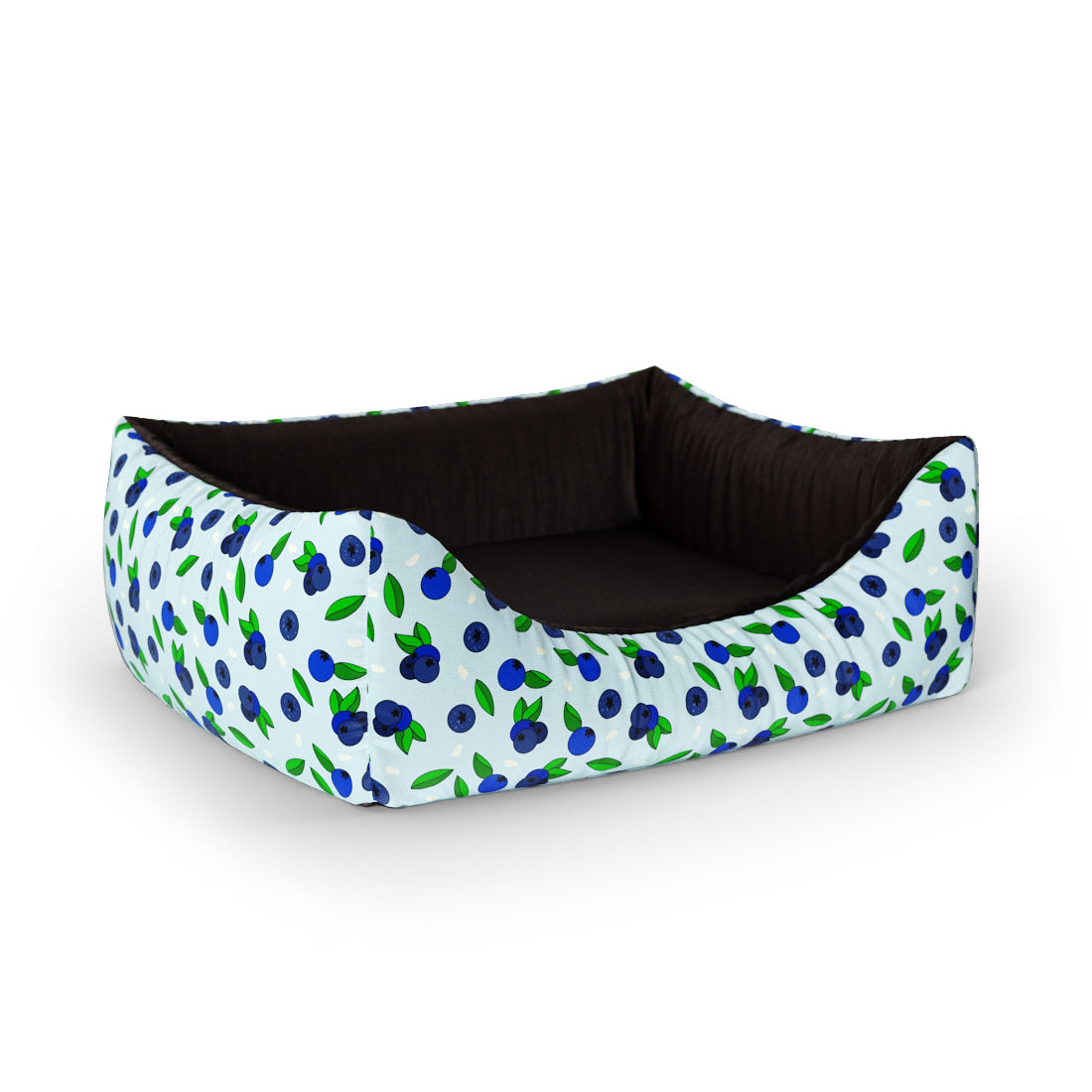 Tutti Fruitti Wezzy Personalized Lounge Dog Bed With Entrance