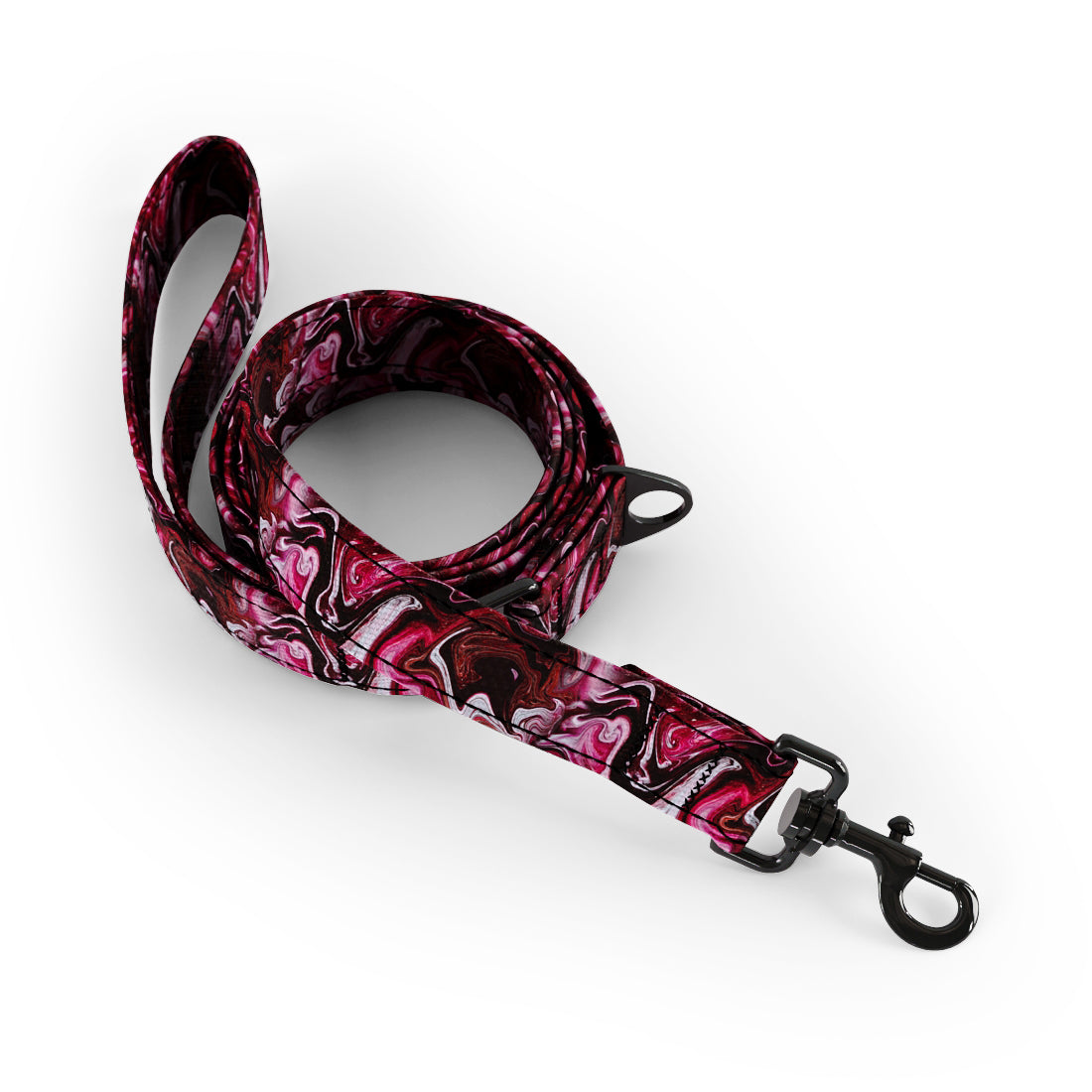 Colored Marble Wine Personalized Dog Fashion Belt Harness And Leash Set