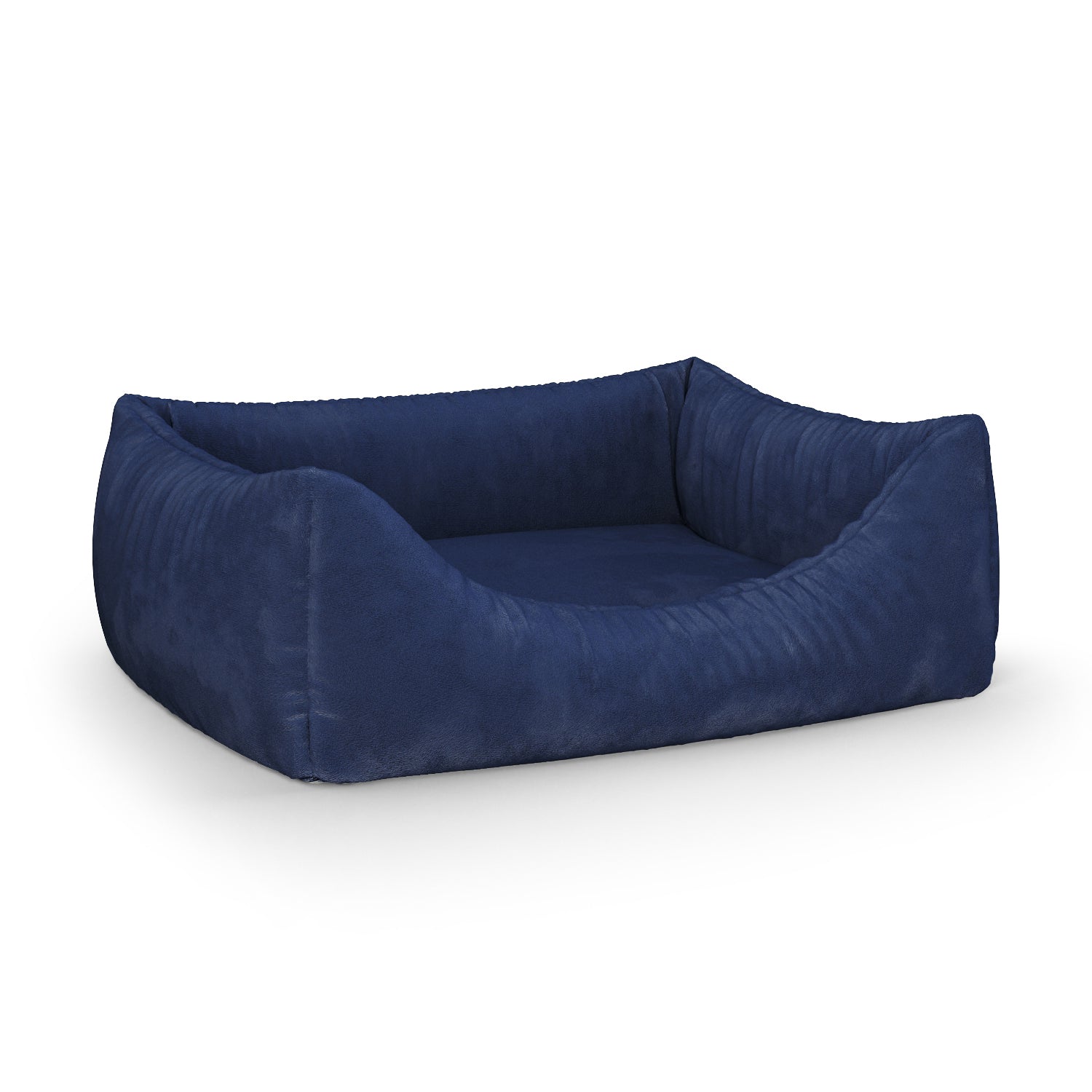 Luxury Velvet Look Royal Personalized Lounge Dog Bed With Entrance