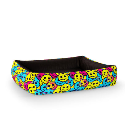 Smiles Canary Personalisiertes Lounge-Hundebett mit Seiten