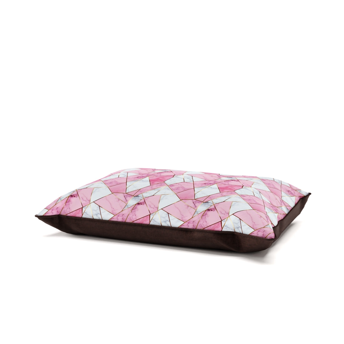 Pink Marble Kobi Personalized Pillow Style Fashion Dog Bed