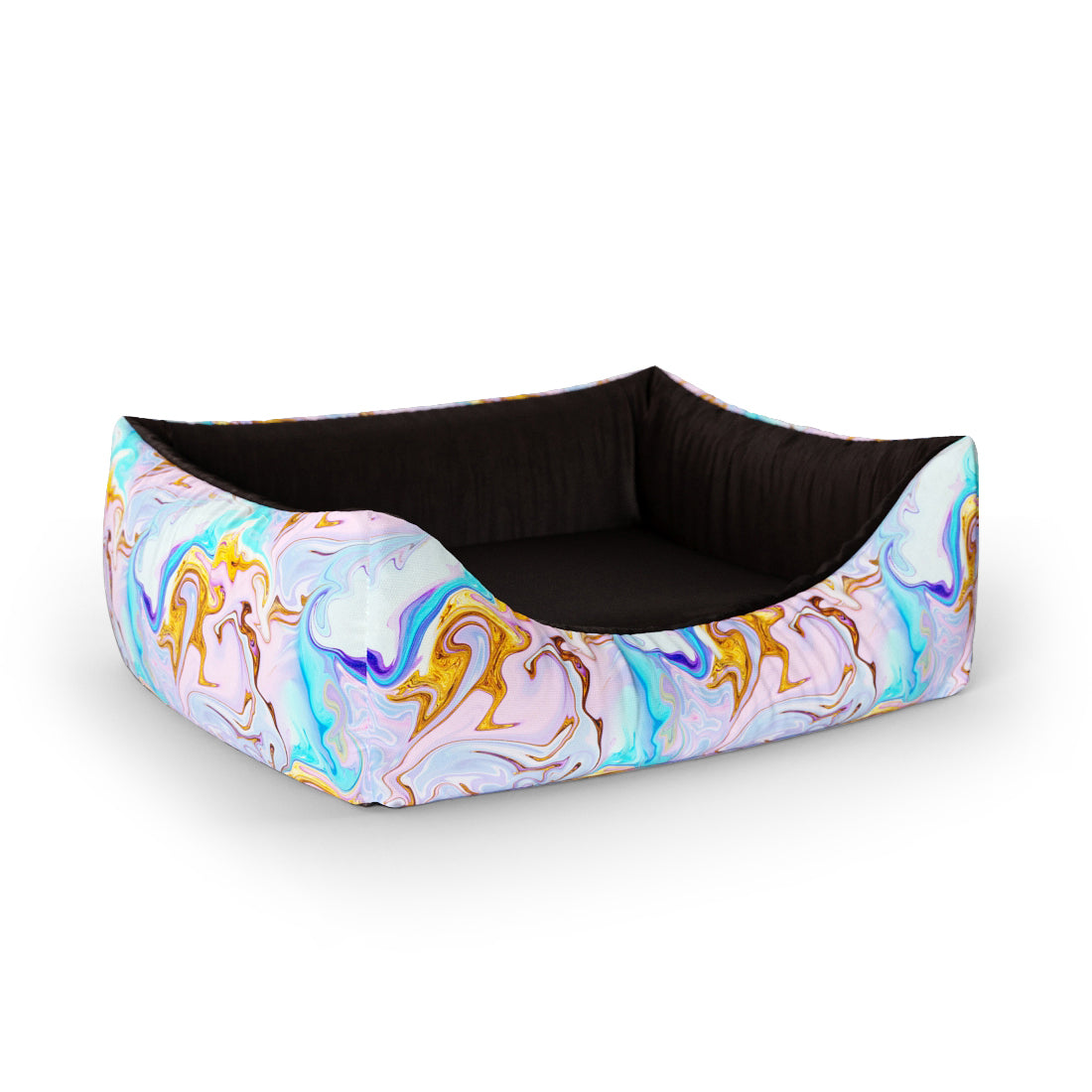 Luxury Marble Luxu Personalized Lounge Dog Bed With Entrance