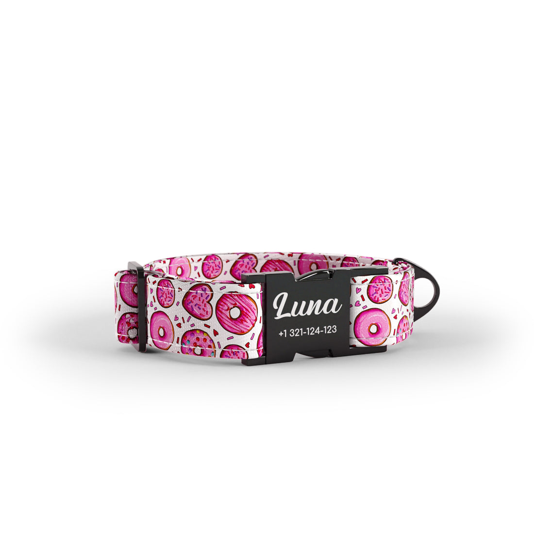 Donuts Cernat Personalized Dog Collar And Leash Set