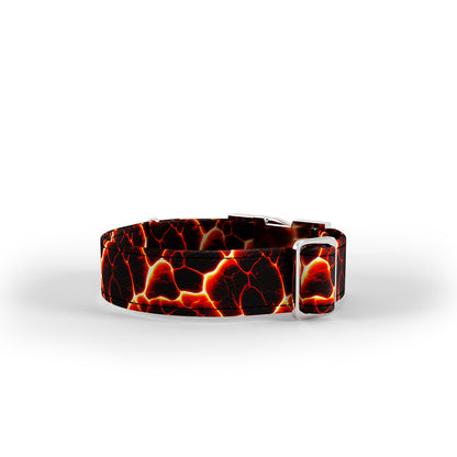 Lava Cardinal Personalisiertes Hundehalsband