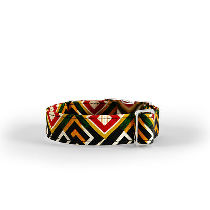 Afrikanisches Portland personalisiertes Hundehalsband