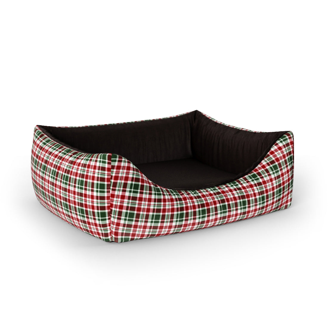 Color Buffalo Pansy Personalisiertes Lounge-Hundebett mit Eingang