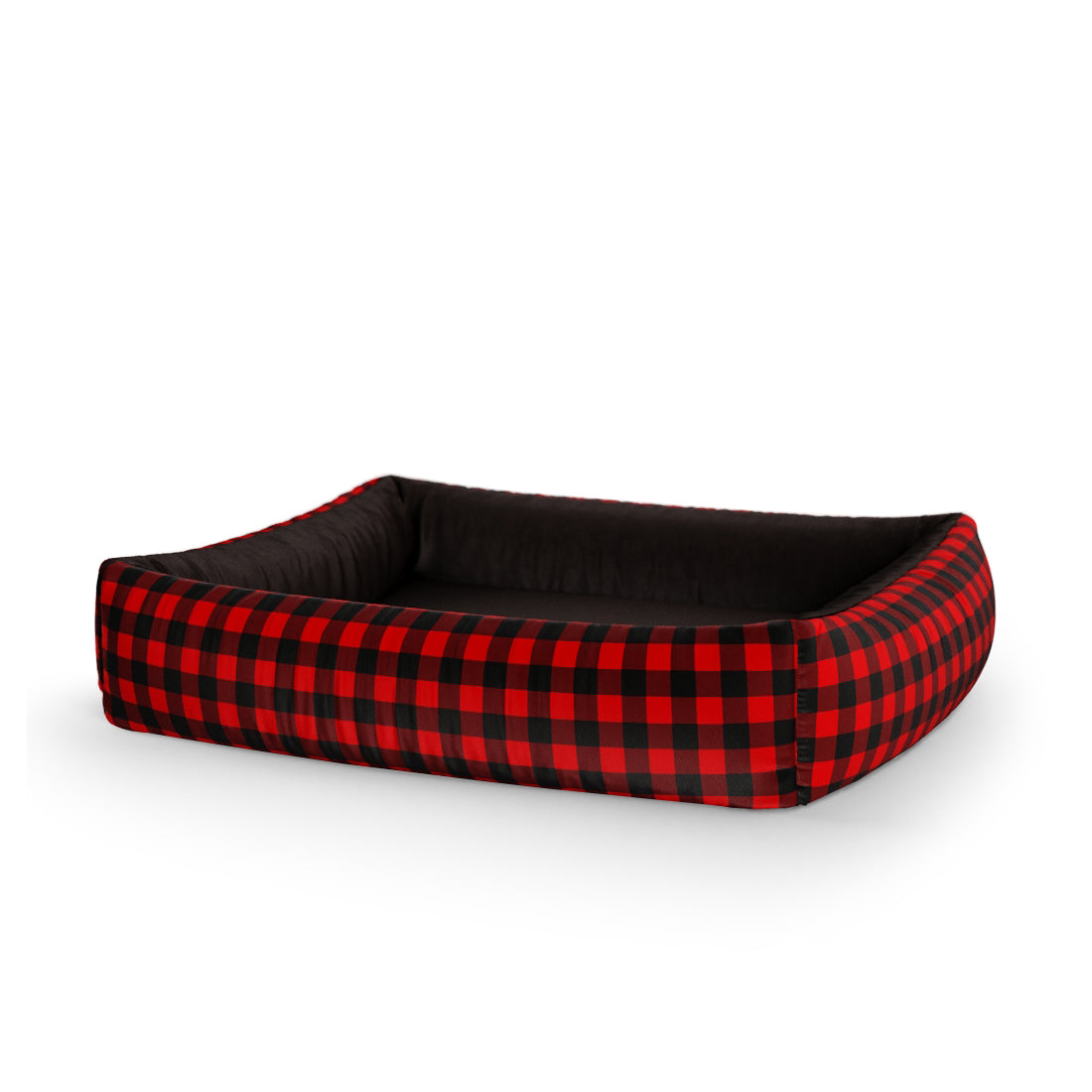 Color Buffalo Royo Personalized Lounge Dog Bed With Sides