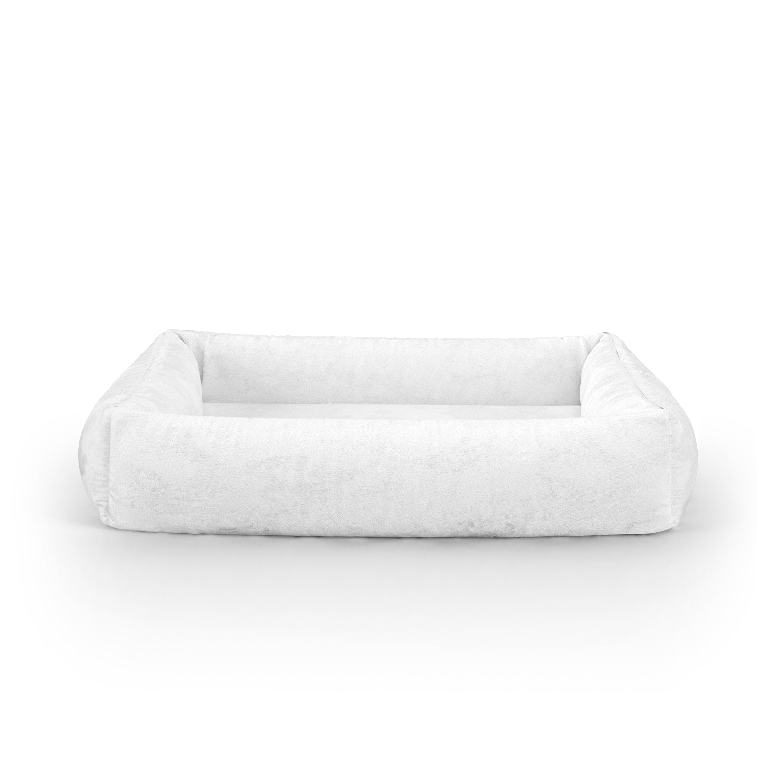 Luxury Velvet Look Issabeline Personalized Lounge Dog Bed With Sides