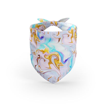 Luxury Marble Luxu Personalized Dog Fashion Bandana