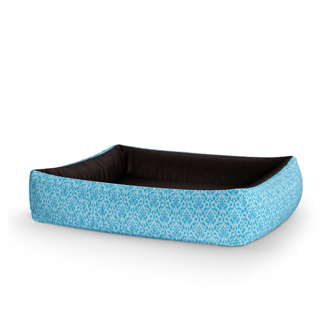 Liberty Flowers Maya Personalized Lounge Dog Bed With Sides