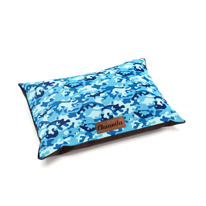 Camoflage Denim Personalized Pillow Style Fashion Dog Bed