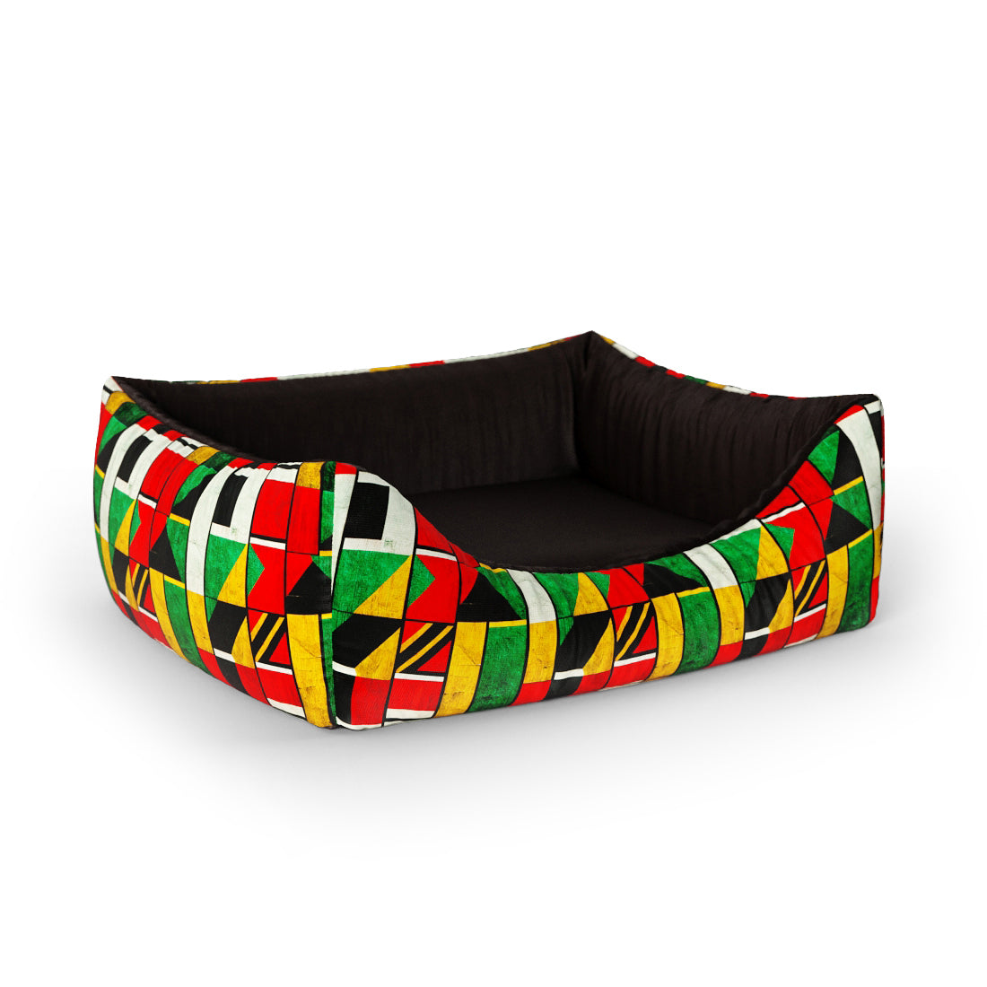 African Moss Personalized Lounge Dog Bed With Entrance