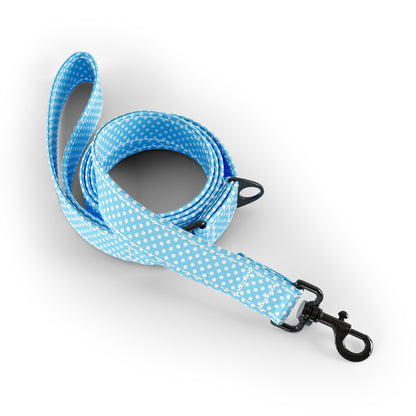 Sweat Polka Dots Celeste Dog Fashion Leash