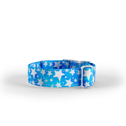 Deep Stars Dodger Personalized Dog Collar And Leash Set