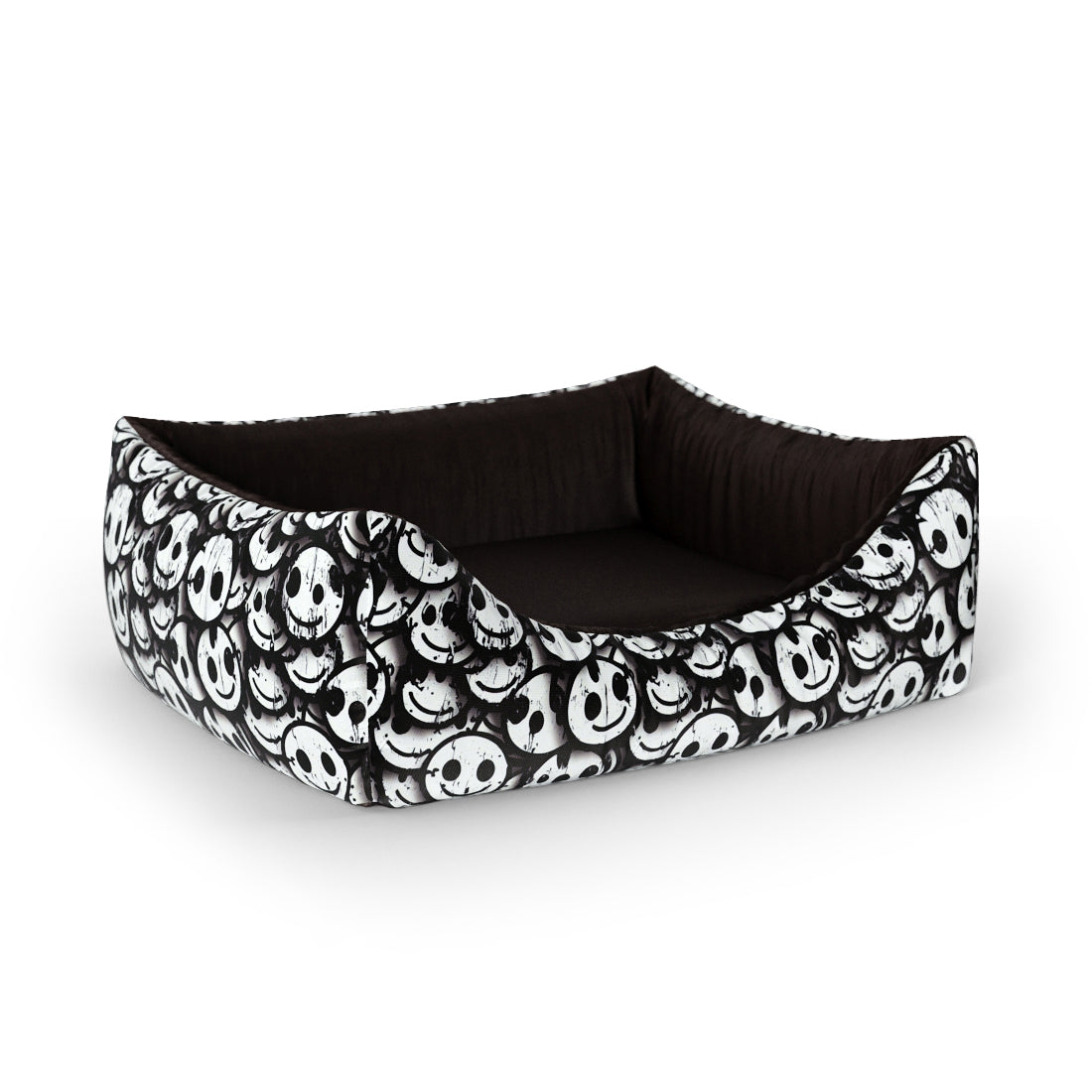 Smiles Eerie Personalized Lounge Dog Bed With Entrance