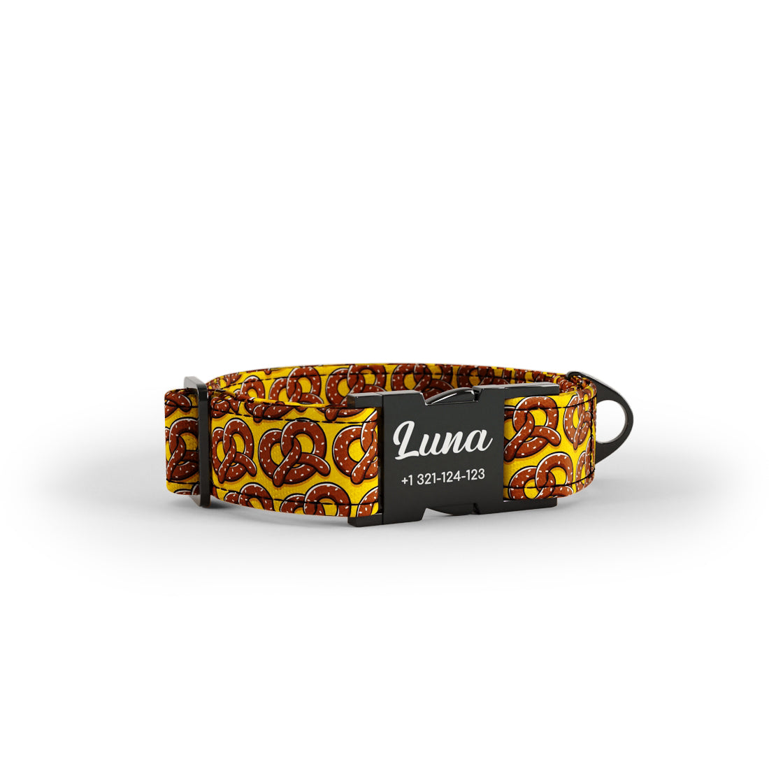 Octoberfest Safron Personalized Dog Collar