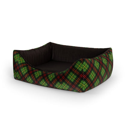 Color Buffalo Spanish Personalized Lounge Dog Bed With Entrance