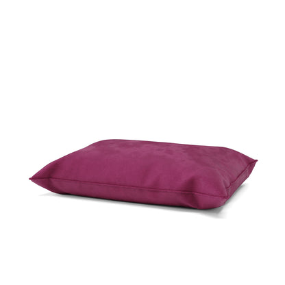 Luxury Velvet Look Jazzberry Personalized Pillow Style Dog Bed